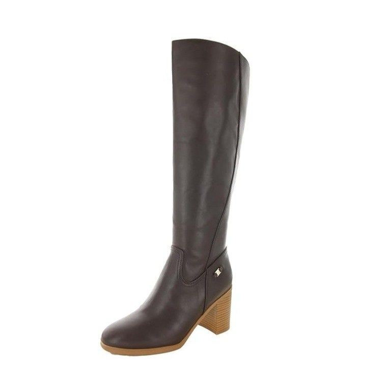 Giani Bernini Womens 9.5 M Brown Leather Odettee High Heel Riding Boots Nib Qp4